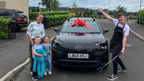 Heartbroken family given a huge lift after Derry Youtuber Adam B gives them a new car