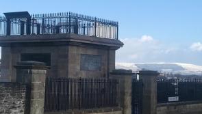 Special art project aims to bring new life to a plinth on Derry's Walls that was blown up in 1973