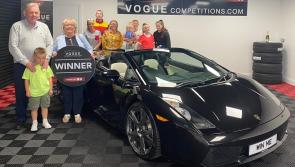 POSITIVE STORIES FROM 2020: Derry woman who can't even drive wins a Lamborghini sports car