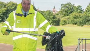 Derry's Mayor gets his hands dirty to help clean up one of the city's most popular parks