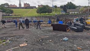Praise for young people who help clean up an area of the Bogside in Derry plagued by trouble in recent years
