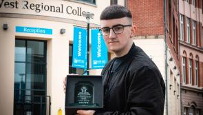 Derry teenager recognised for the work he has done in the face of personal tragedy