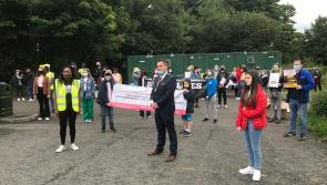 Walk in  support of 'racial equality' held in Derry's St Columb's Park