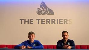 St Mary's Magherafelt pupil Conor Falls signs for Huddersfield Town