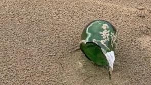 Broken glass among large amounts of rubbish being left by people on popular beaches in County Derry