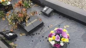 Family distraught to find that stones have been stolen from a loved one's grave