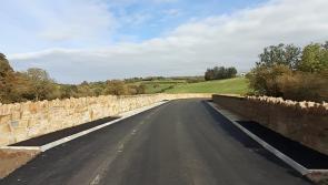 Claudy bridge destroyed during 2017 flooding reopened today