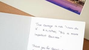 Inspiring message of support sent to staff at Altnagelvin Hospital as they continue the fight against Covid-19