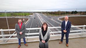 Big day for the ongoing multi-million project to upgrade the road from Derry to Belfast