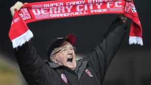 Tributes paid to popular Derry City fan Hugh McMonagle who has died today