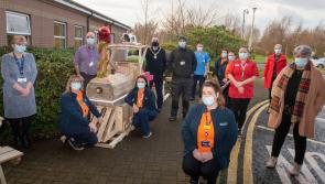 Magical 'Santa' train created at a Derry recycling centre from dumped pieces of wood