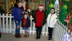 Kids in the Clooney area of Derry get a special visit from Santa Claus