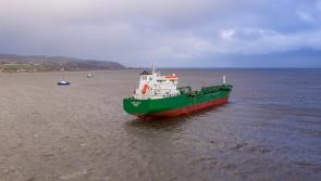 Tanker runs aground off County Derry coast