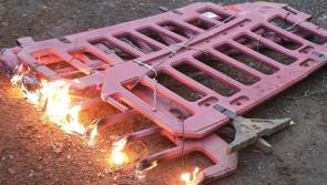Barriers and bins set alight at County Derry golf club