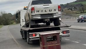 Vehicle seized and taken away by police during operation in Derry