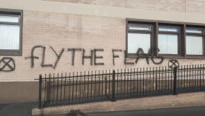 Grafitti daubed on council buildings