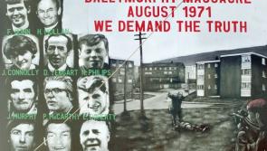 Derry councillors observe minute's silence in memory of those killed in Ballymurphy massacre