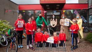 Derry primary school praised for encouraging pupils to get on their bikes