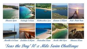 Derry woman and friends start 10-day sea swimming challenge in support of Foyle Hospice 