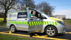 Derry firm gives an ambulance to support a charity in its life-saving