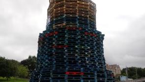 Police probe 'offensive and distasteful' banner placed on Derry bonfire