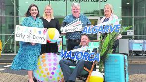 Sunshine flights direct to Majorca and the Algarve to take off from Derry