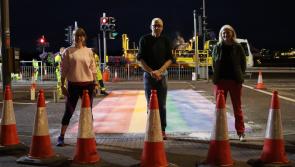 Northern Ireland’s first rainbow pedestrian crossing unveiled in Derry