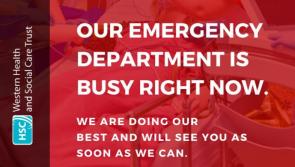 Public urged  Altnagelvin A&E 'extremely busy' and only attend in an emergency
