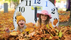 Don't forget the clocks go back on Sunday, 31st October