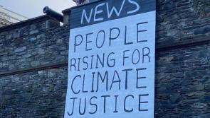 Derry's Walls banner makes North West's climate voice loud and clear