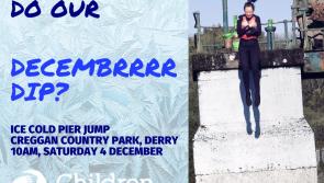 Decembrrrr Dip fundraiser for Children in Crossfire at Creggan Country Park 

 