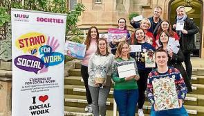 Magee students launch Stand Up For Social Work Food Bank Appeal