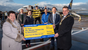 Maiden flight jets off on new City of Derry route