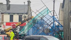 Scaffolding crashes down and flood risks across the county as Storm Barra hits Derry