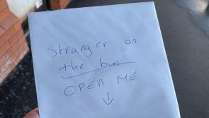 12 year old's 'letter to a stranger' left on bus travels from Sligo to Derry