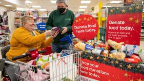 Derry shoppers do their bit for Tesco food appeal