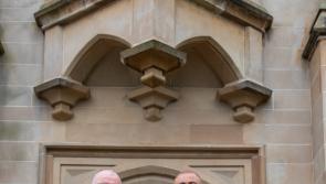 Man United's Wes Brown drops in at Magee College