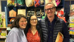 IN PICTURES: Féile 23 - Kerri Ni Dochartaigh in Conversation with Neil Hegarty at Little Acorns Bookstore
