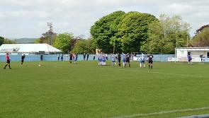 WATCH! Aaron Rogan scores a sensational free kick to seal the TREBLE for Rosemount!