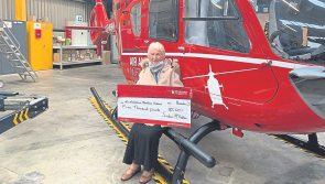 Castledawson woman makes 90th birthday donation to Air Ambulance