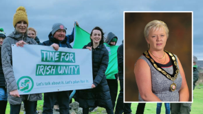 'Unionists not welcome' says councillor after Irish unity walk at Council site