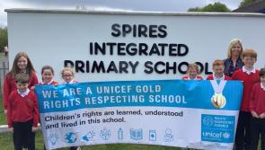 County Derry primary school receives prestigious UNICEF UK Gold Award