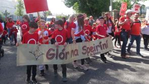 IN PICTURES: County Derry Gaels at last week's Lá Dearg march