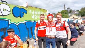 WATCH: Supporters in boisterous mood ahead of Derry's Ulster final win