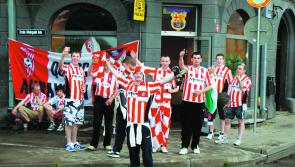 PICTURES - Derry City fans loving life in Riga back in 2009!