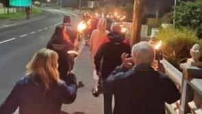 Torchlight procession for Tobias Molloy 