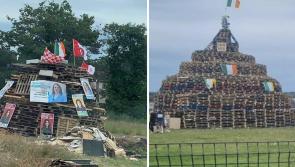 GAA club poster among bonfire items being investigated in Co Derry