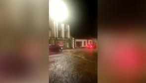 WATCH: County Derry street impassable due to flooding