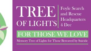 Memory Tree of Lights ceremony for those bereaved by suicide