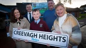 Derry school children take new £20m housing development 'Creevagh Heights' to new level